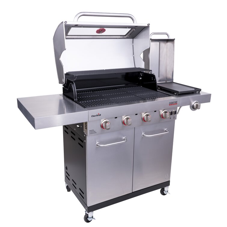 CharBroil Char Broil 4 Burner Propane Gas Grill with Cabinet